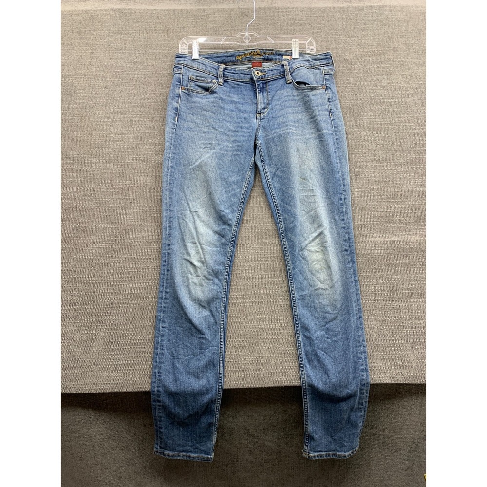 Arizona Super Skinny Jeans Womens 11 Blue Denim Cotton Stretch Casual Streetwear